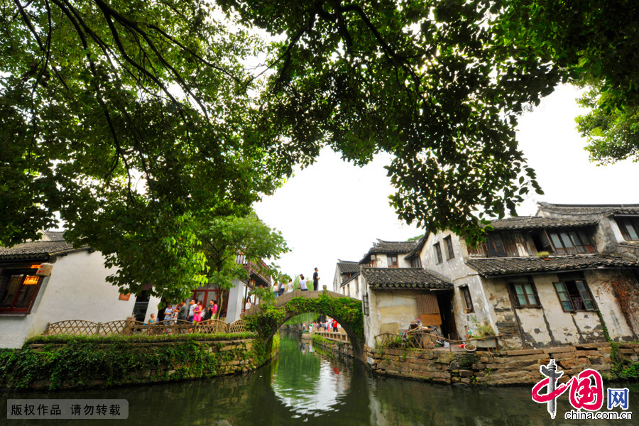 中国第一水乡周庄。中国网图片库 刘少敏/摄 中国第一水乡周庄。中国网图片库 刘少敏/摄